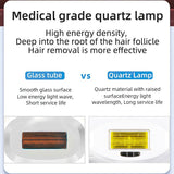 IPL Laser Epilator Permanent Hair Remover Device Home Use Face Body Bikini Hair Removal