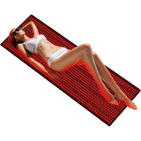 Full body red light therapy mat with head part relieve fatigue soreness infrared light therapy sleeping bag hot compress therapy blanket