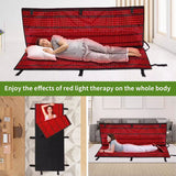 Full body red light therapy mat relieve fatigue soreness infrared light therapy sleeping bag hot compress therapy blanket