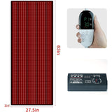 Full body red light therapy mat with head part relieve fatigue soreness infrared light therapy sleeping bag hot compress therapy blanket