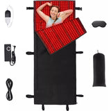 Full body red light therapy mat relieve fatigue soreness infrared light therapy sleeping bag hot compress therapy blanket