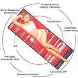 Full body LED red light therapy mat relieve fatigue soreness infrared light therapy repair beauty care