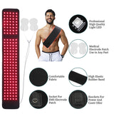LED red light therapy mat EMS massage waist foot shoulder leg relieve fatigue soreness light therapy repair