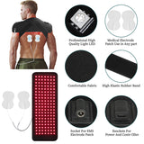 LED red light therapy mat EMS massage waist shoulder leg relieve fatigue soreness light therapy repair