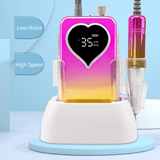 Nail File Nail Drill Gradient Color Portable Rechargeable