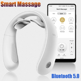 Smart Neck Massager 2 heads Electric Cervical Massager Hot Compress