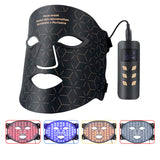4 Colors LED Face Mask Silicone SPA Red Light Therapy for Face Neck Led Phototherapy Skin Rejuvenation Anti Wrinkle Acne Tighten