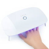 Portable Folding Rechargeable Nail Lamp 28W Timed Type-c Nail Baking Lamp