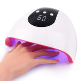 Nail Lamp 72W Dual Light Source UV Nail Lamp