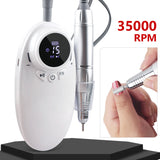Nail File Nail Drill S302 Portable Rechargeable Nail Grinding Polishing Machine Set