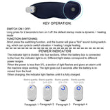 Eye Massager 4D Smart Hot Cold Compress Vibration Eye Care Relieve Fatigue Dark Circles