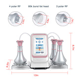 2022 New 80K 3 In 1 Ultrasonic Cavitation Machine Body Slimming RF Skin Tight Beauty Instrument