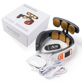 Smart Neck Massager 6 heads Electric Cervical Massager Hot Compress