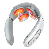 Smart Neck Massager 6 heads Electric Cervical Massager Hot Compress