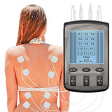 Body Massager TENS Pulse Massager 4 Output 15 Modes EMS Electronic Low-Frequency Physiotherapy