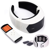 Electric Magnetic Pulse Neck Massager Infrared Heating Neck Back Massage Device Therapy Cervical Vertebra Relief Pain