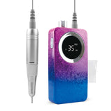 Nail File Nail Drill Gradient Color Portable Rechargeable