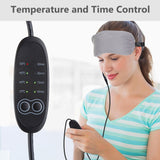 Eye mask 2 in 1 cool hot compress therapy heated eye mask