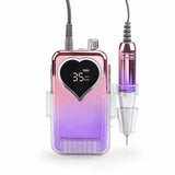 Nail File Nail Drill Gradient Color Portable Rechargeable