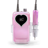 Nail File Nail Drill Gradient Color Portable Rechargeable