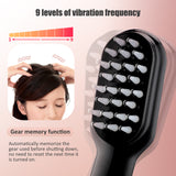 Hair Growth Massage Comb Red Blue Light Therapy Anti Hair Loss 9 Levels Head Massager