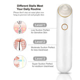 Blackhead remover visible wifi connection multifunctional vacuum facial pore cleaner