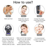 4 in 1 Mini HiFU Machine 3rd Generation Ultrasonic Knife RF EMS Pulse Facial Neck Lifting Skin Tightening Anti Wrinkle Beauty Massager