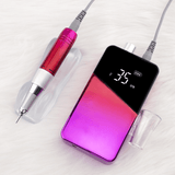 Nail File Nail Drill Gradient Color Portable Rechargeable