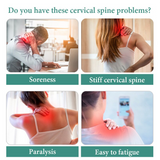 Smart Neck Massager 4 heads Electric Cervical Massager Hot Compress