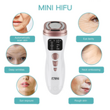 Mini HIFU Machine Ultrasound RF EMS Facial Beauty Device
