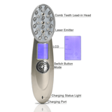 Hair Growth Comb Phototherapy Massage Comb Positive Negative Ion Hair Growth Fluid Import Comb