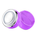 Multifunctional facial cleansing massage hot compress EMS Color Light Skin Rejuvenation Lifting Cleansing Brush