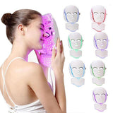 7 Colors Led Facial Mask Led Photon Therapy Acne Lightening Spot Rejuvenation Beauty Instrument Mask