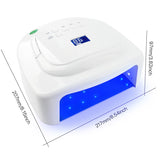Nail Lamp 60W Dual Light Source UV Nail Lamp