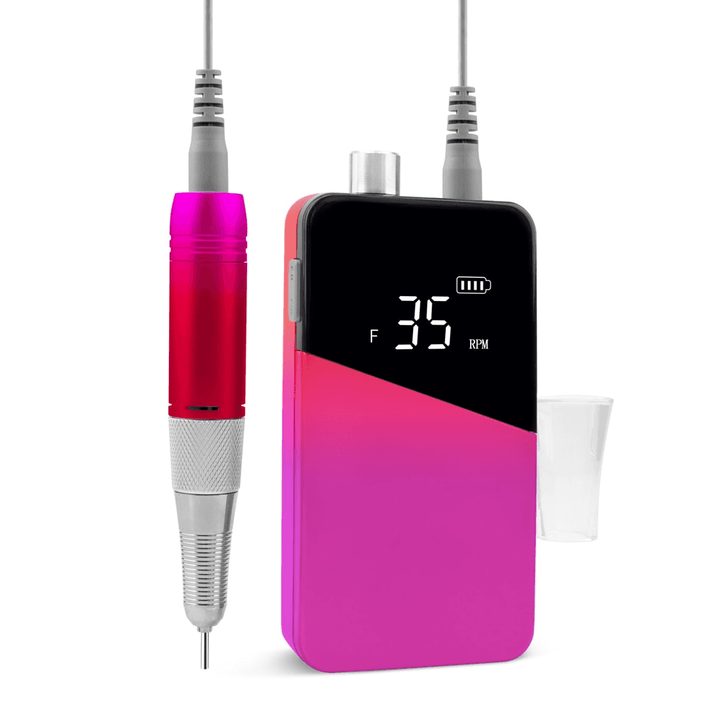 Nail File Nail Drill Gradient Color Portable Rechargeable