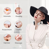 Smart Neck Massager 6 heads Electric Cervical Massager Hot Compress