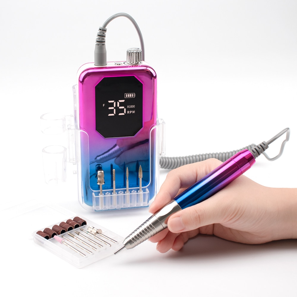 Nail File Nail Drill Gradient Color 