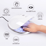 Nail Lamp 48W Dual Light Source UV Nail Lamp
