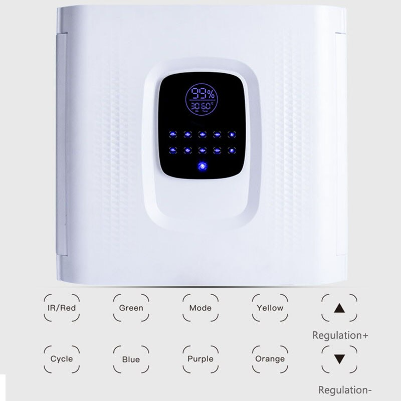 7 Color LED Infrared Light Therapy PDT Face Body Skin Whitening Rejuvennation Instrument