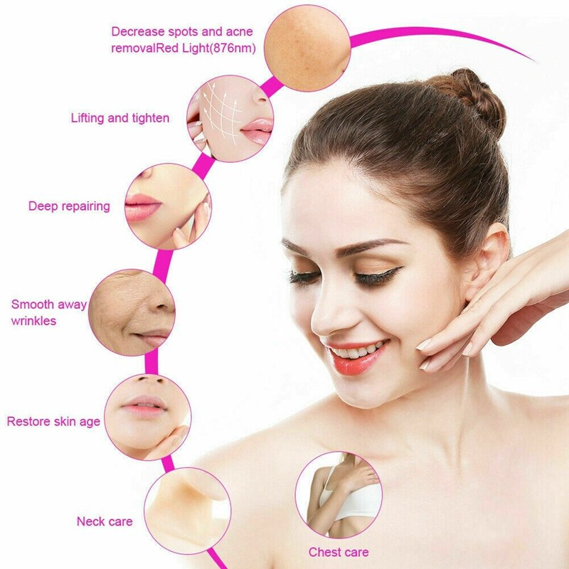 7 Colors LED Photon Light Therapy Skin Rejuvenation PDT Phototherapy Skin Tighten Acne Removal Beauty Instrument
