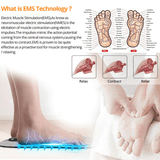 EMS Foot Massager Pad USB Rechargeable Mat Improve Blood Circulation Relieve Pain