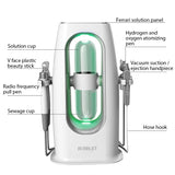 4 IN 1 Small Bubble Blackhead Cleaner RF Firming Introduced Hot Cold Compress Beauty Instrument