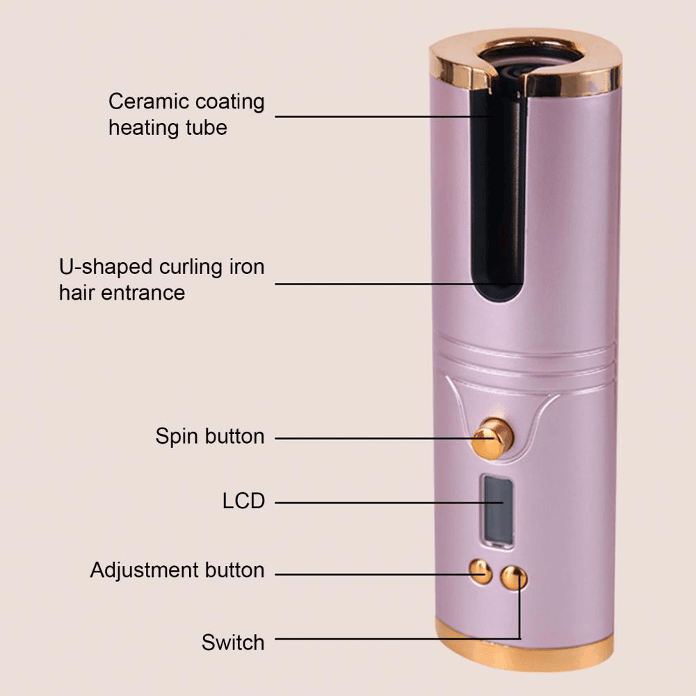 Hair Curler Anti-Perm Auto Curling Iron