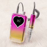 Nail File Nail Drill Gradient Color Portable Rechargeable