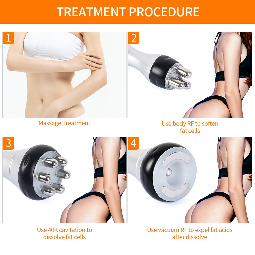 5 In 1 40K Ultrasonic Cavitation Weight loss instrument 