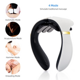 Smart Neck Massager 6 heads Electric Cervical Massager Hot Compress