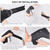 Heat Therapy Shoulder Brace Adjustable Shoulder Heating Pad Relief Pain Tendinitis Dislocated Rehabilitation