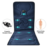 Electric Massage Chair Neck Back Heating Massager Pad Vibrating Body Massage Cusion Home Car Massager