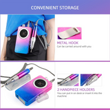Nail File Nail Drill Gradient Color Portable Rechargeable