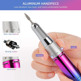 Nail File Nail Drill Gradient Color Portable Rechargeable
